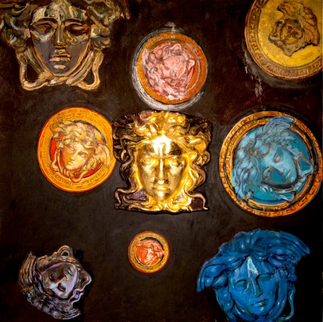 Painting for sale online - Versace, The liquid icon