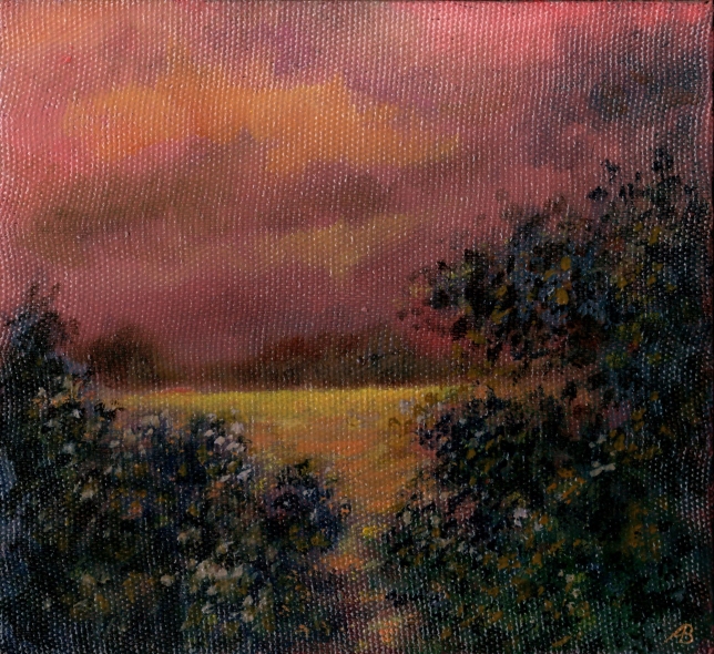 Painting for sale online - Evening Landscape