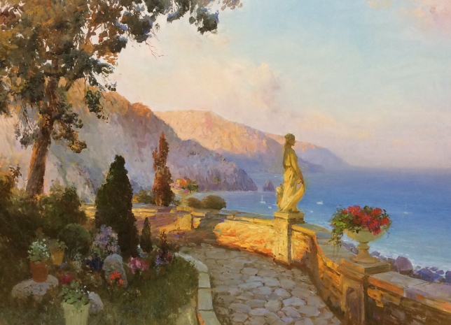 Painting for sale online - Evening in Italy