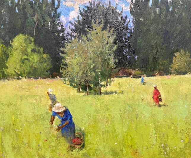 Painting for sale online - Strawberry Season 2