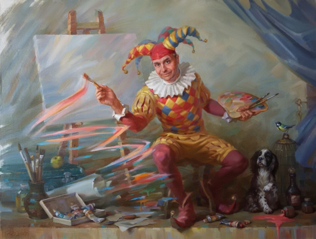 Painting for sale online - Artists Day, Metamorphosis