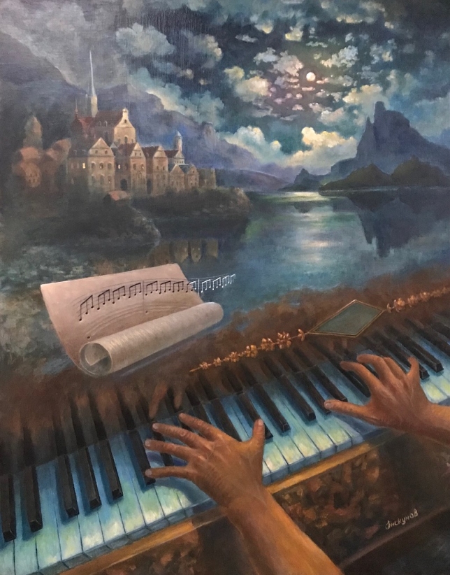 Painting for sale online - Moonlight Sonata