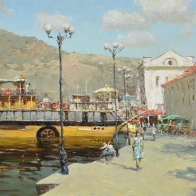 Painting for sale online - Balaklava embankment