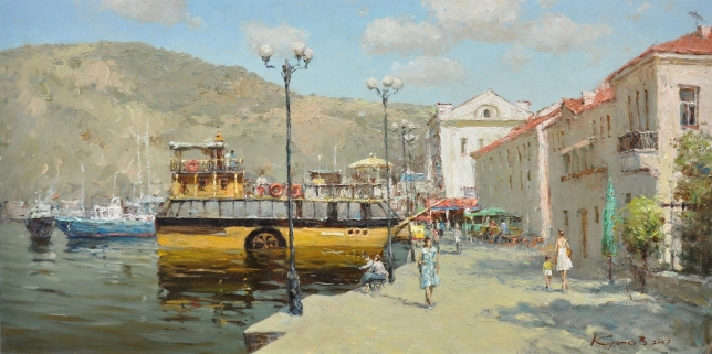 Painting for sale online - Balaklava embankment