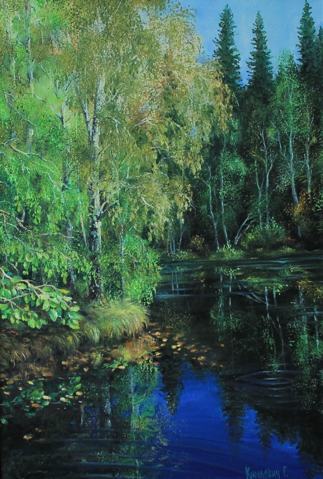 Painting for sale online - Quiet backwater