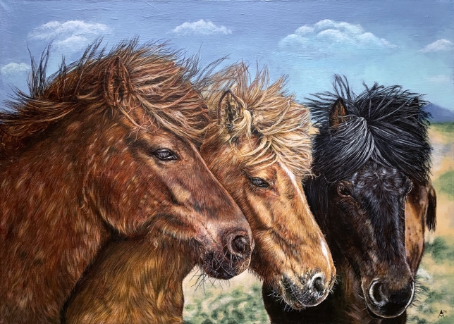 Painting for sale online - In the meadow