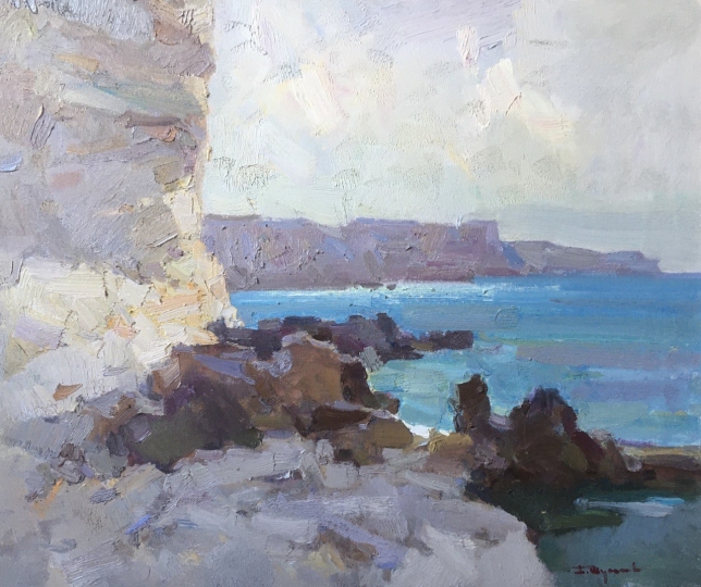 Painting for sale online - Sevastopol, Blue Bay