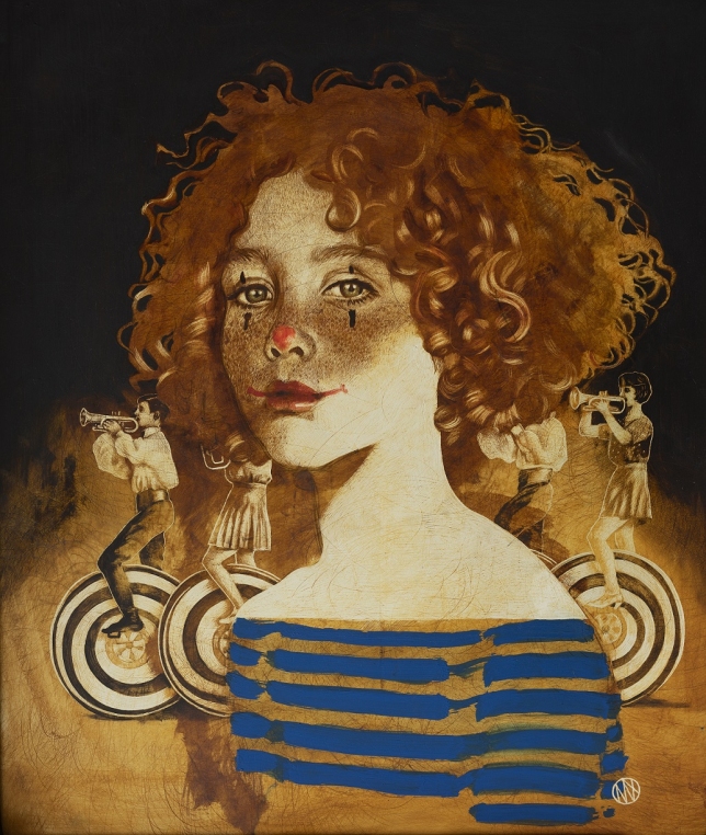 Painting for sale online - Harlequin