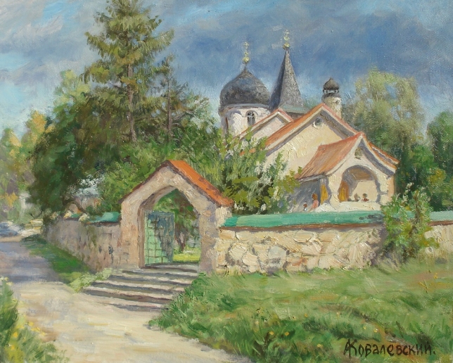 Painting for sale online - Trinity Church in Byohovo