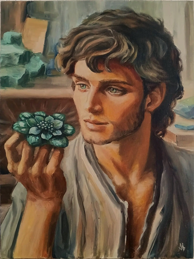Painting for sale online - Stone Flower
