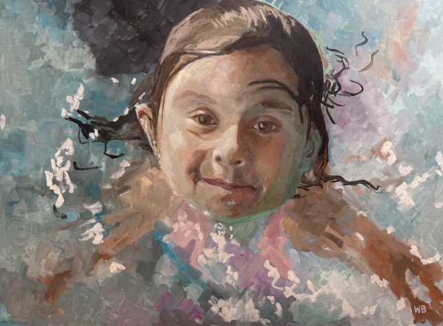 Painting for sale online - I Can Swim