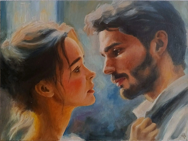 Painting for sale online - I look at you