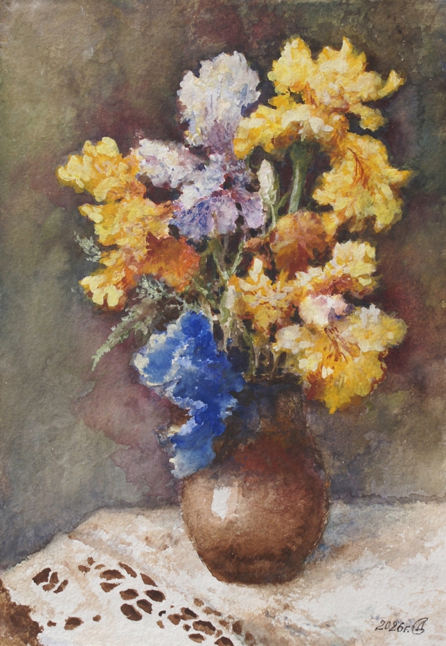 Painting for sale online - Irises