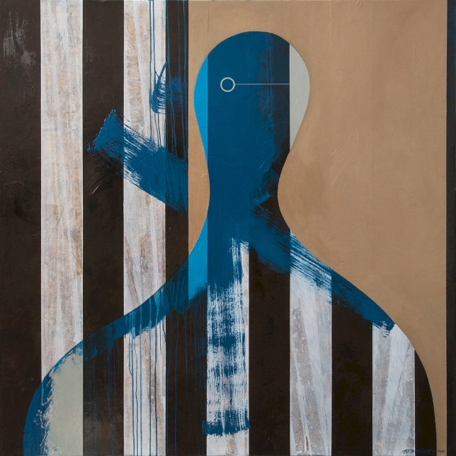Painting for sale online - Silhouette Blue