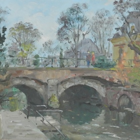 Painting for sale online - Squid. Bridge