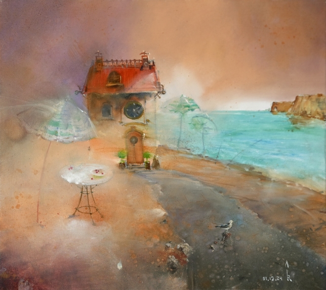 Painting for sale online - House by the sea