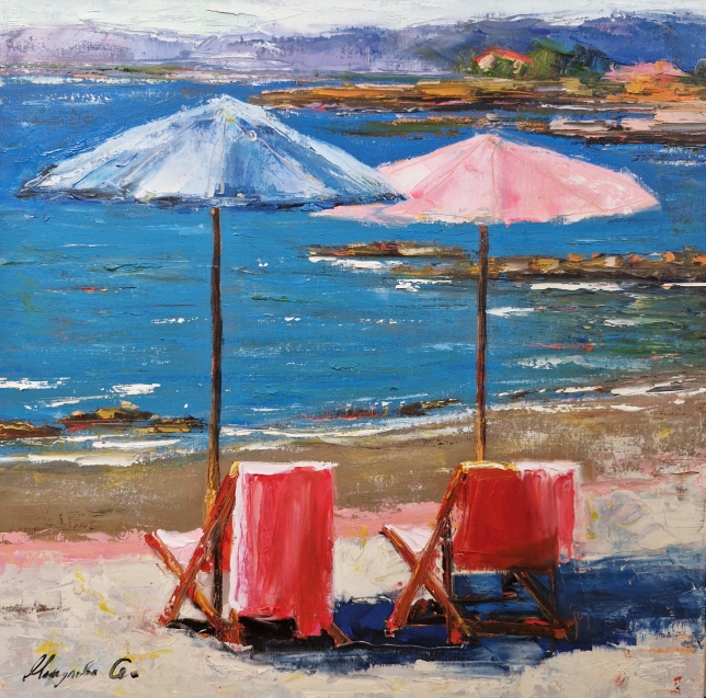 Painting for sale online - Vacation by the sea