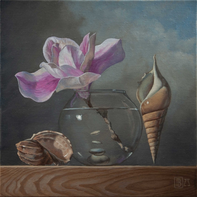 Painting for sale online - Stones in the water