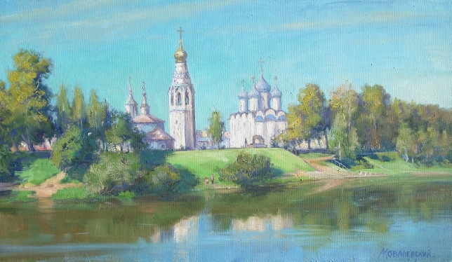 Painting for sale online - Vologda Kremlin