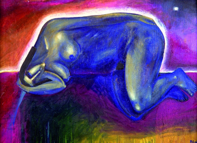 Painting for sale online - Night