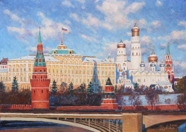 Painting for sale online - Snow-white grandeur