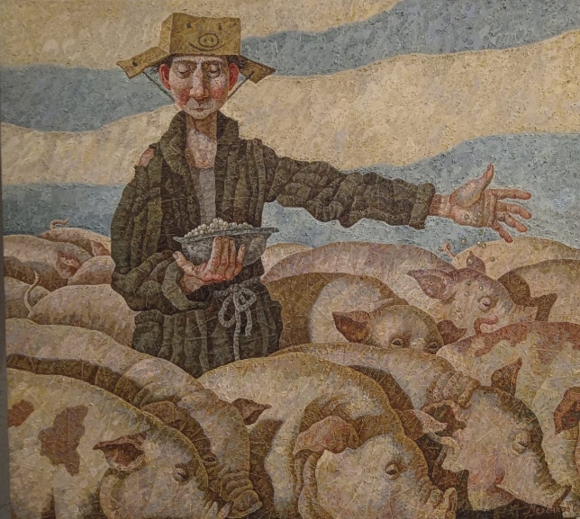 Painting for sale online - Throwing beads