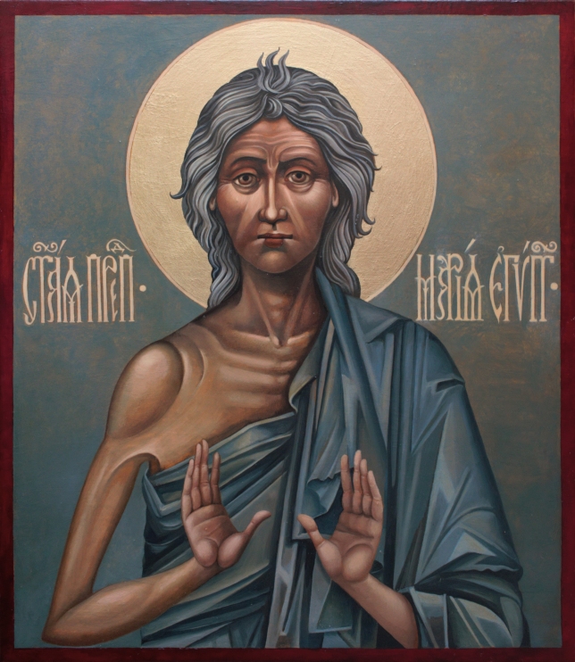 Painting for sale online - Icon of St Mary of Egypt