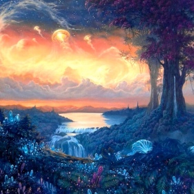 Painting for sale online - The mystery of the planet Medusa