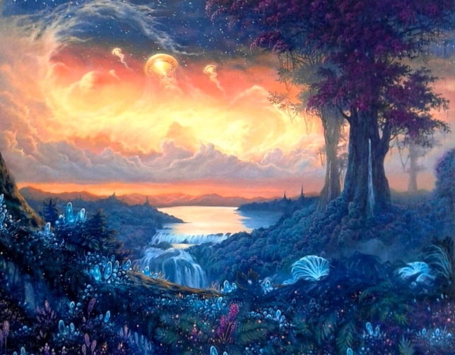 Painting for sale online - The mystery of the planet Medusa