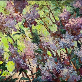 Painting for sale online - Lilac blossom
