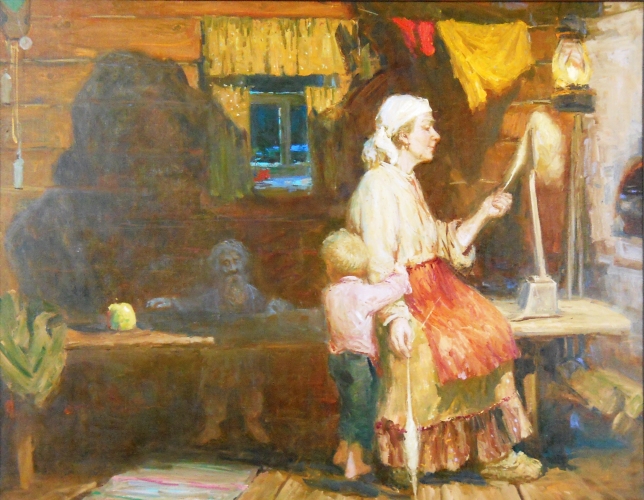 Painting for sale online - Tales of Grandma Parusha