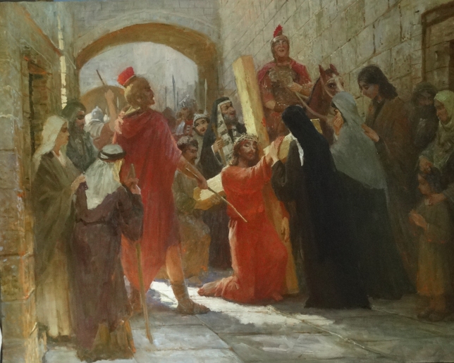 Painting for sale online - Carrying the Cross