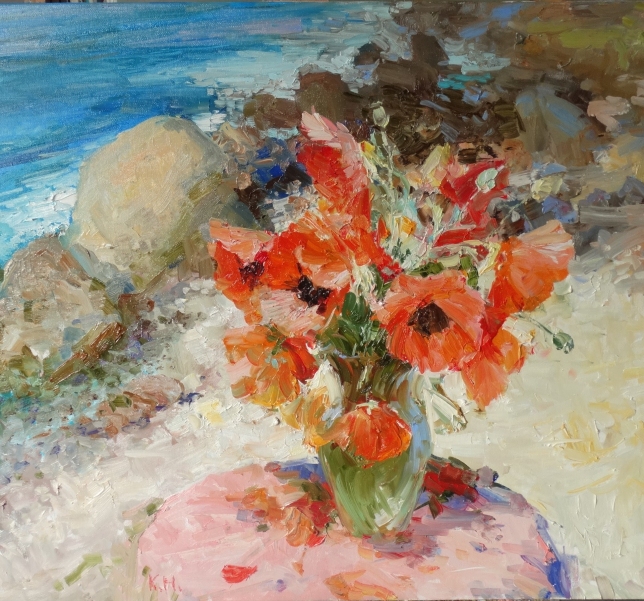Painting for sale online - Poppies