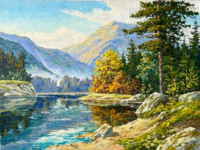 Painting for sale online - The Altai