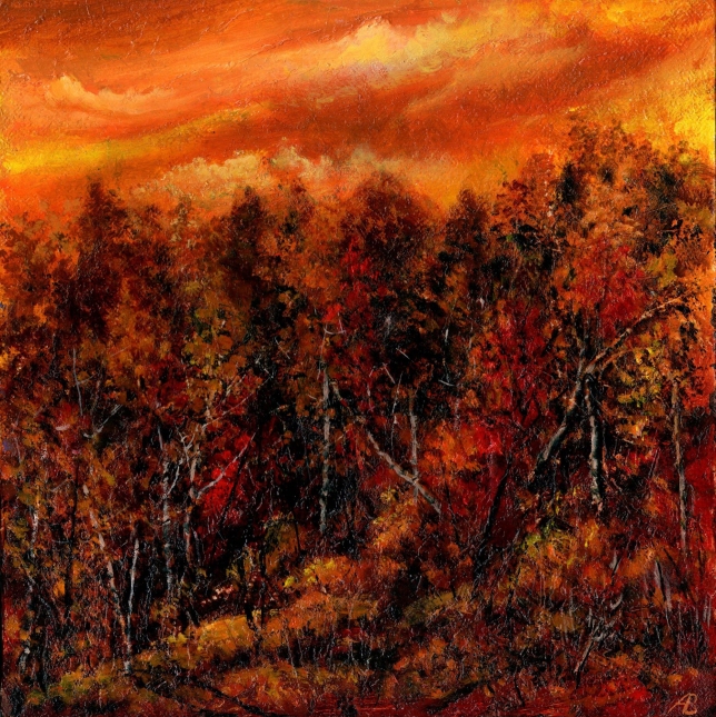 Painting for sale online - Under the Yellow Sky