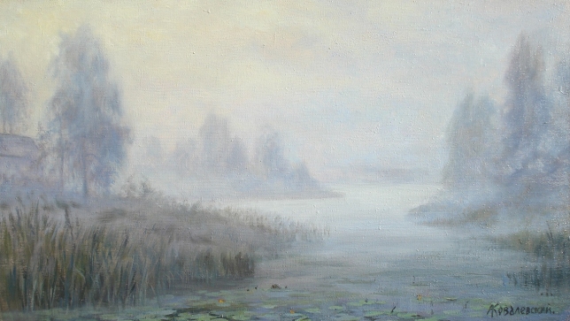Painting for sale online - Foggy morning