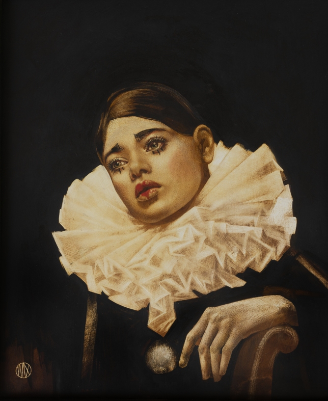 Painting for sale online - Pierrot