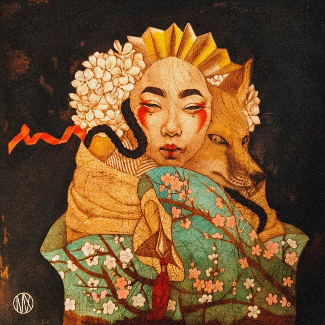 Painting for sale online - Kitsune