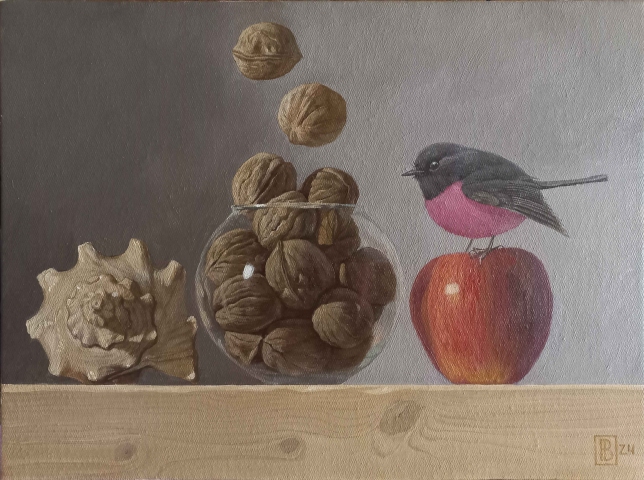 Painting for sale online - Still life with nuts