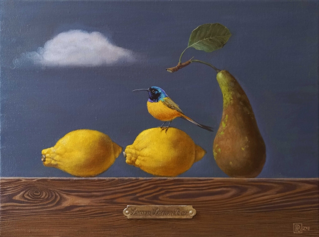 Painting for sale online - Lemon, Lemon, Pear