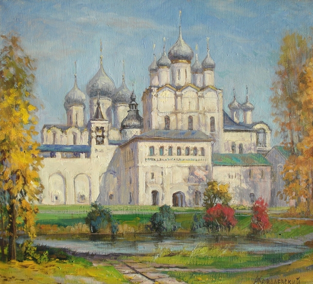 Painting for sale online - Rostov Kremlin