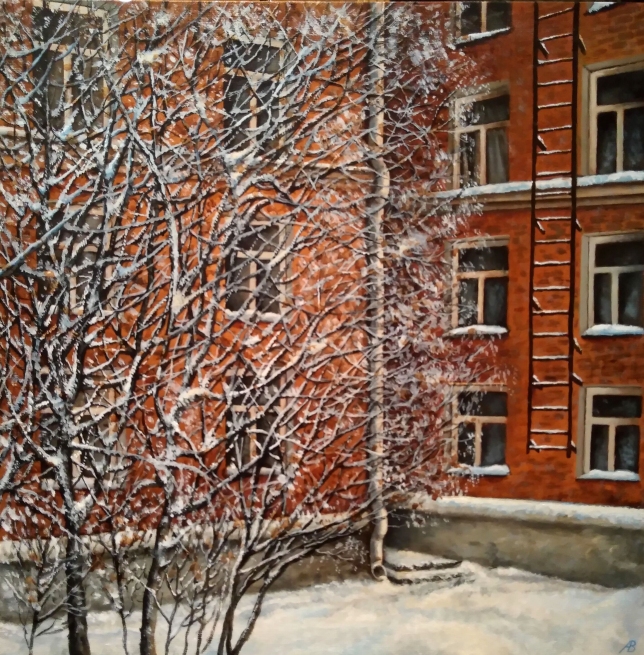 Painting for sale online - Zhdanova Street, 9