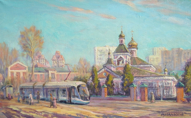 Painting for sale online - Church in Bogorodskoye