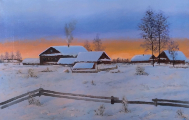 Painting for sale online - The Winter Twilight 1