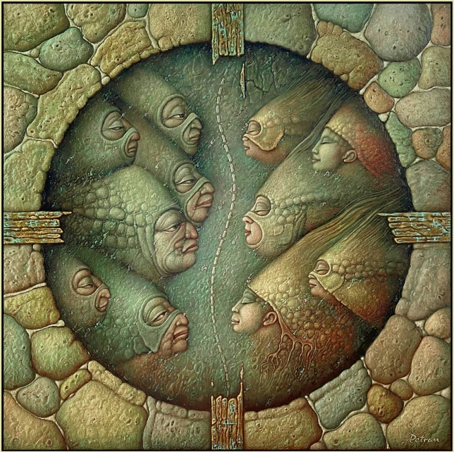 Painting for sale online - Противостояние