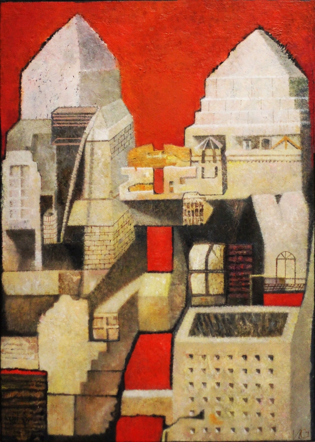 Painting for sale online - Two towers 2