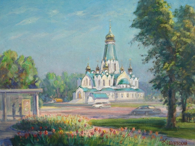 Painting for sale online - Church of St Savva Storozhevsky