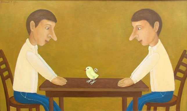 Painting for sale online - Wind-up Chicken