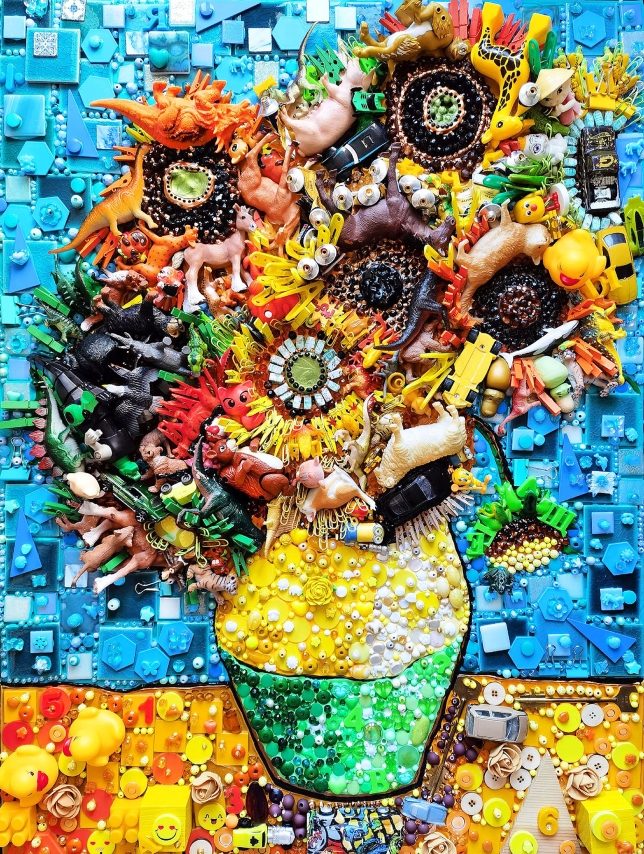 Painting for sale online - Sunflowers