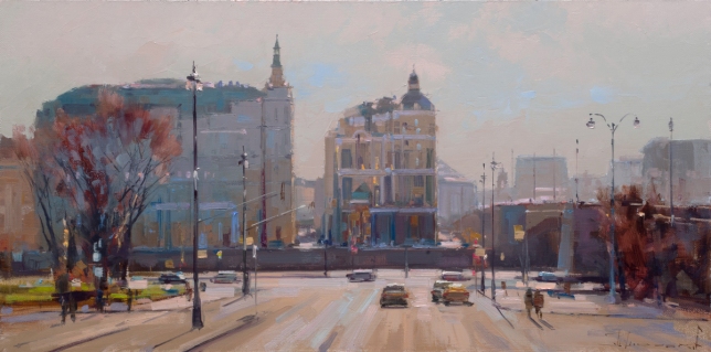 Painting for sale online - Balchug Island